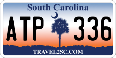 SC license plate ATP336