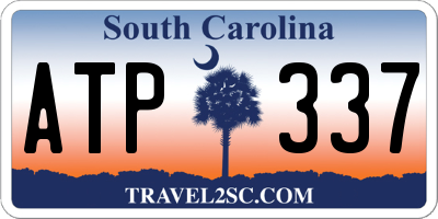 SC license plate ATP337
