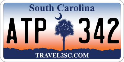 SC license plate ATP342