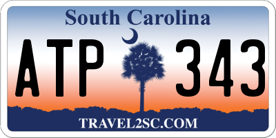 SC license plate ATP343