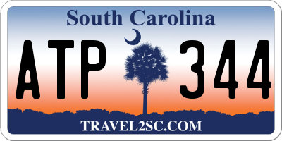 SC license plate ATP344