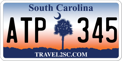 SC license plate ATP345