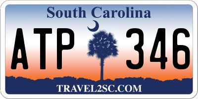 SC license plate ATP346