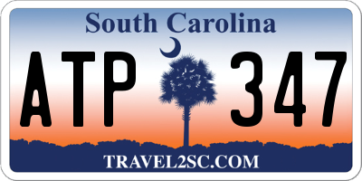 SC license plate ATP347