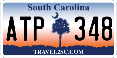 SC license plate ATP348