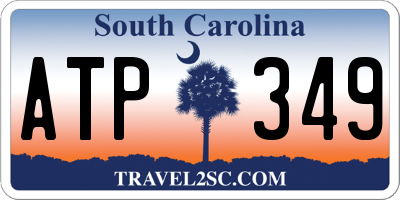 SC license plate ATP349
