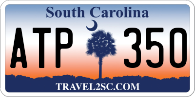 SC license plate ATP350