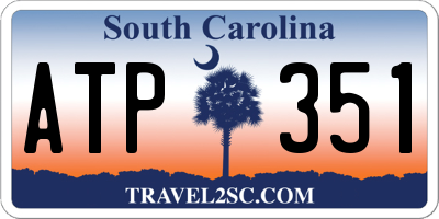 SC license plate ATP351
