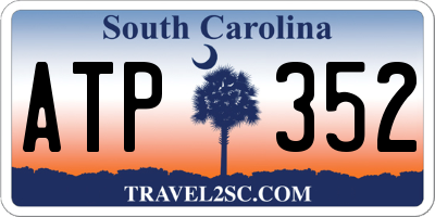 SC license plate ATP352