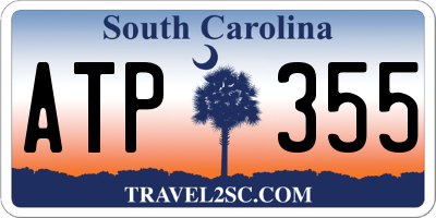 SC license plate ATP355