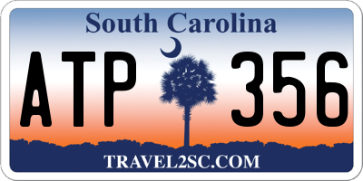 SC license plate ATP356