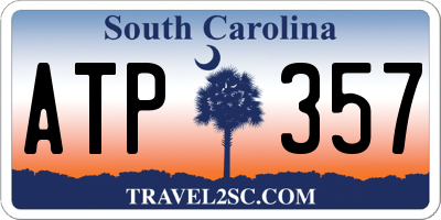SC license plate ATP357