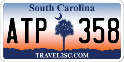 SC license plate ATP358