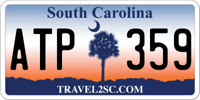 SC license plate ATP359