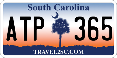 SC license plate ATP365