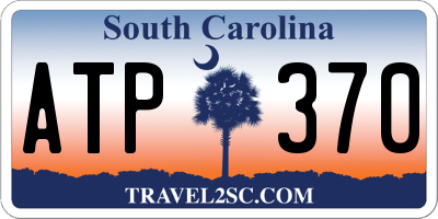 SC license plate ATP370