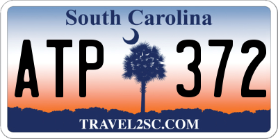 SC license plate ATP372