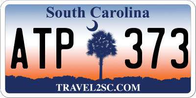 SC license plate ATP373