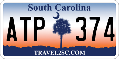 SC license plate ATP374