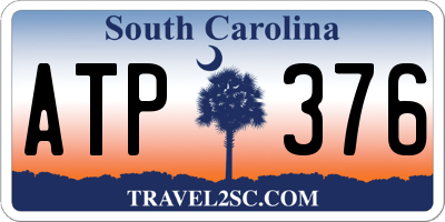 SC license plate ATP376