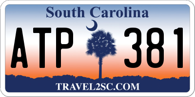 SC license plate ATP381
