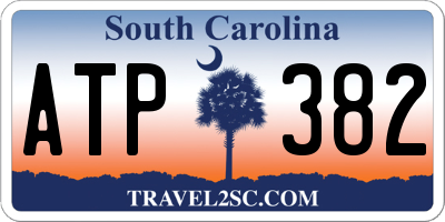 SC license plate ATP382