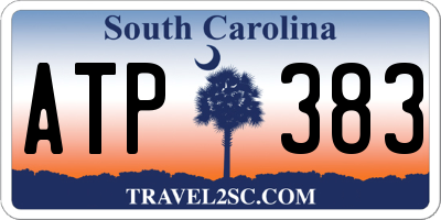 SC license plate ATP383