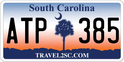 SC license plate ATP385