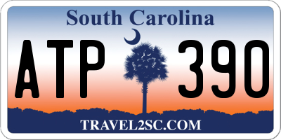 SC license plate ATP390