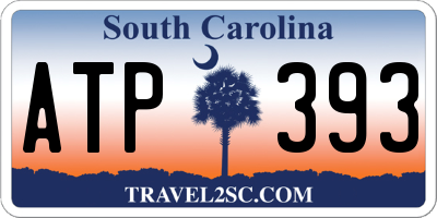 SC license plate ATP393