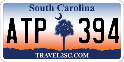SC license plate ATP394