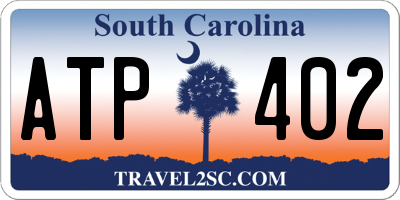 SC license plate ATP402