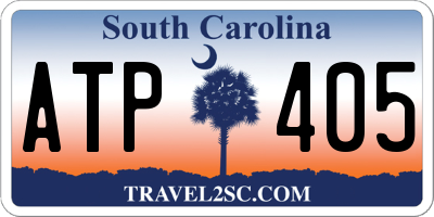 SC license plate ATP405