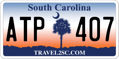 SC license plate ATP407