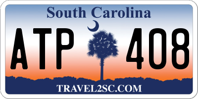 SC license plate ATP408