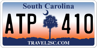 SC license plate ATP410