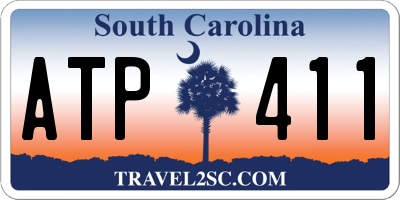 SC license plate ATP411