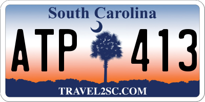 SC license plate ATP413