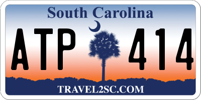 SC license plate ATP414