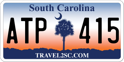SC license plate ATP415