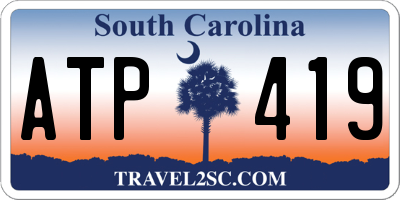SC license plate ATP419