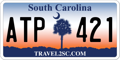 SC license plate ATP421