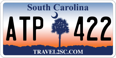 SC license plate ATP422