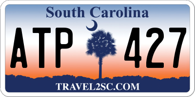 SC license plate ATP427
