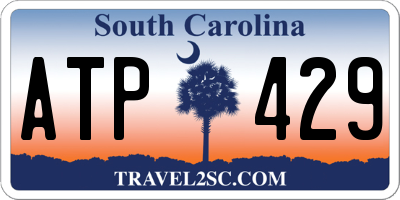 SC license plate ATP429