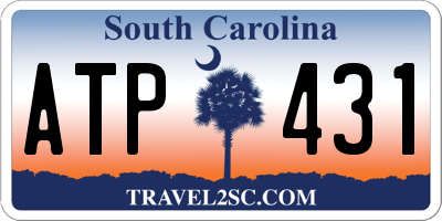SC license plate ATP431