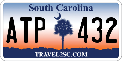 SC license plate ATP432