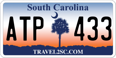 SC license plate ATP433