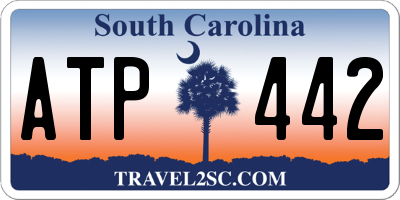 SC license plate ATP442