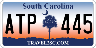 SC license plate ATP445